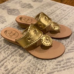 Gold Jack Rodger wedges